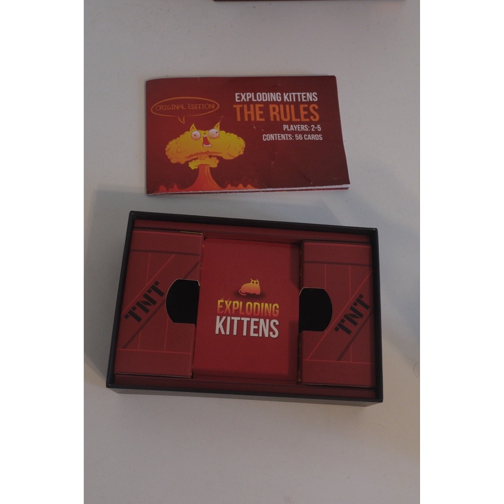 Exploding Kittens Exploding Kittens Original Edition Card Game COMPLETE - Picture 3 of 4